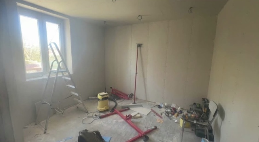 Matériel préparé avant le démarrage du chantier